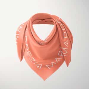 foulard-equitation-carre-de-soie-corail-papaya