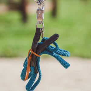 Stravinsky peacock blue Lead rope