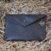 Pochette cuir noir