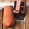 Kallie leather fetlock boots