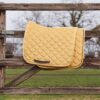 Tapis dressage jaune Velvet