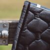 Velvet gray dressage Saddle Pad